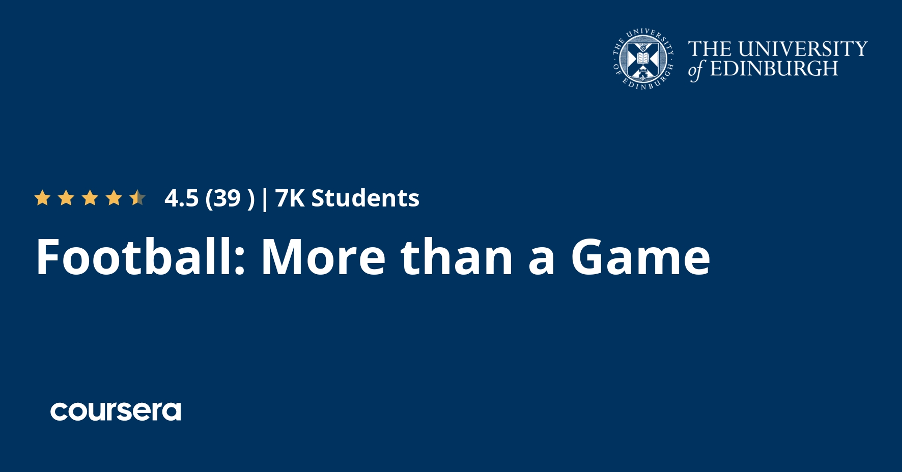 Football More than a Game Coursera