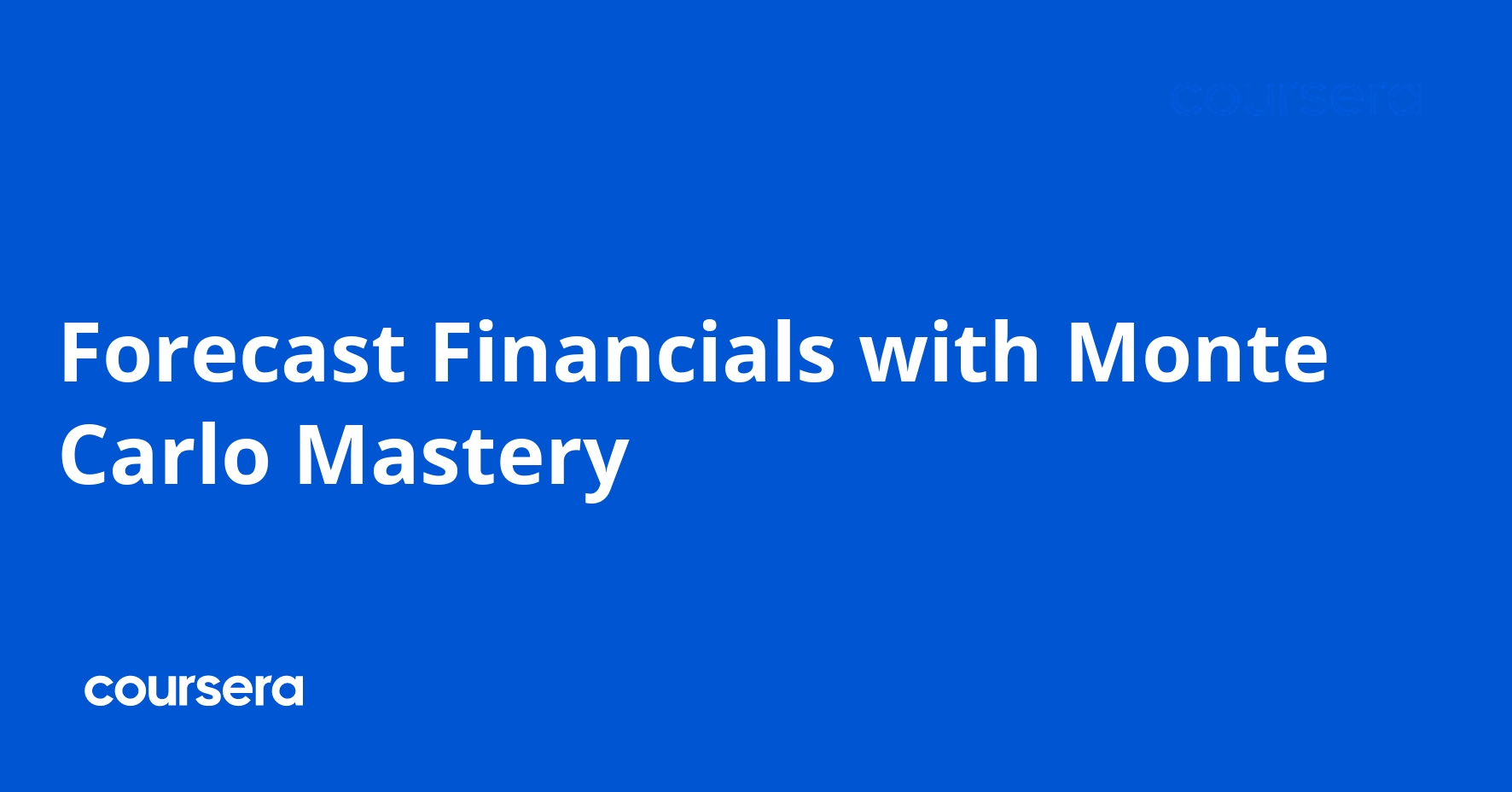 Forecast Financials with Monte Carlo Mastery