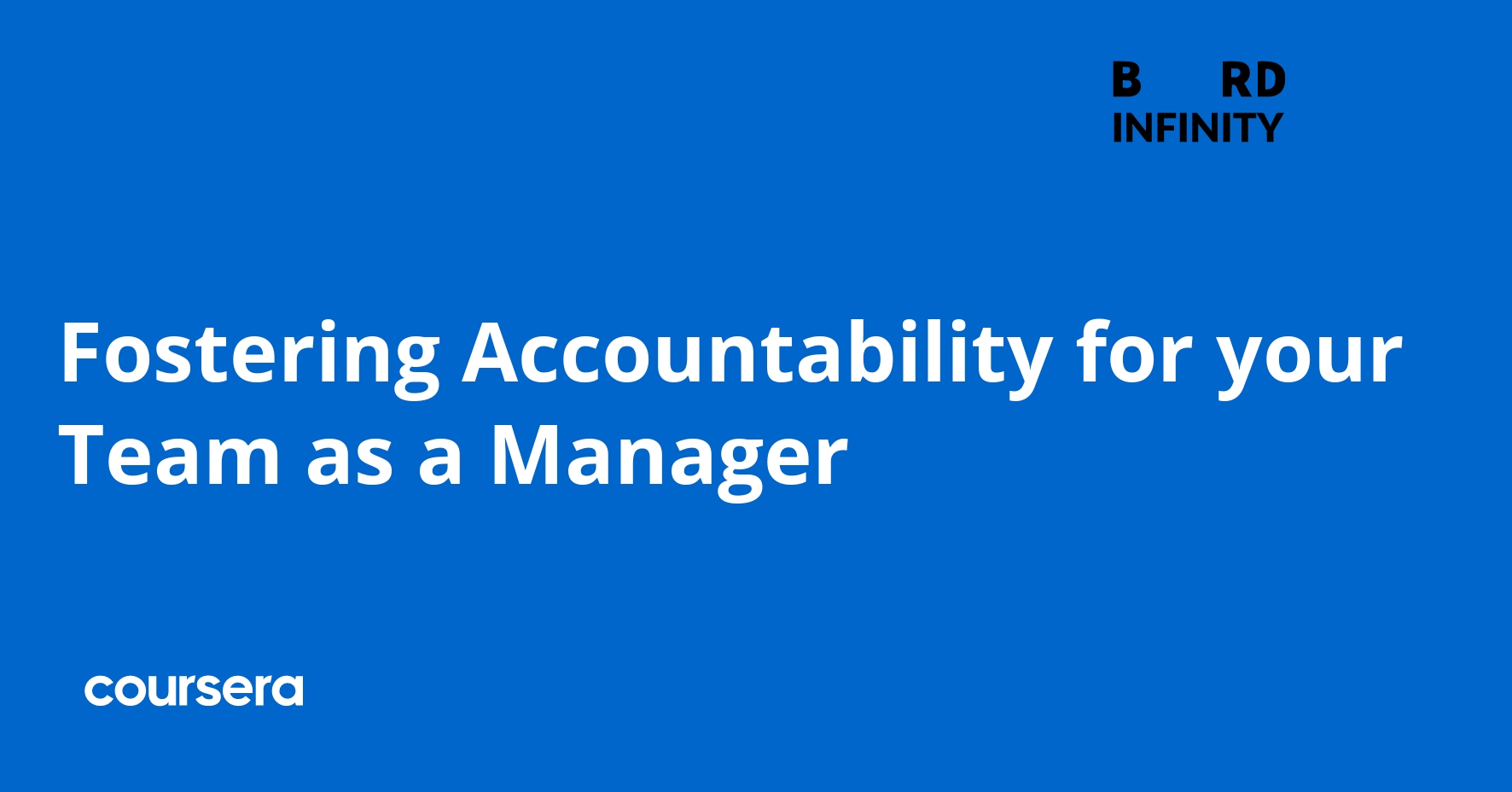 Fostering Accountability for your Team as a Manager