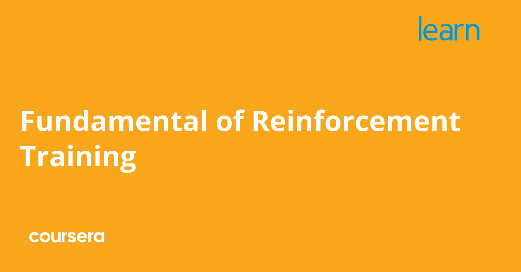 Fundamental of Reinforcement Training