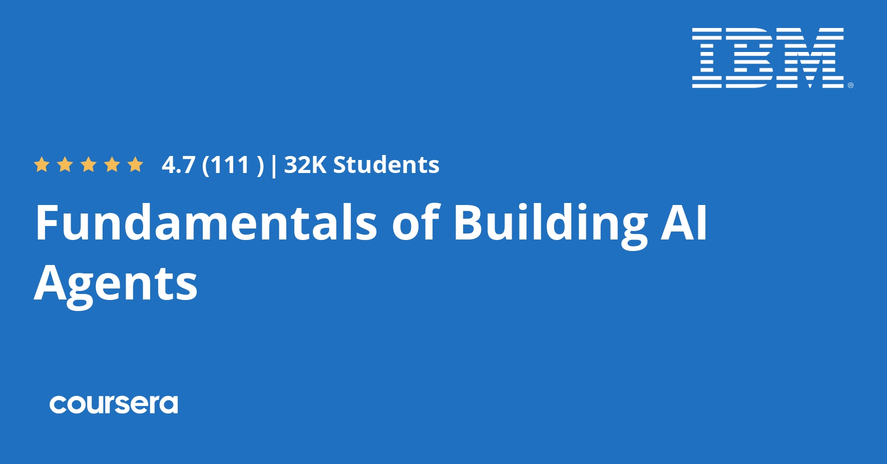 Fundamentals Of Building Ai Agents Coursera