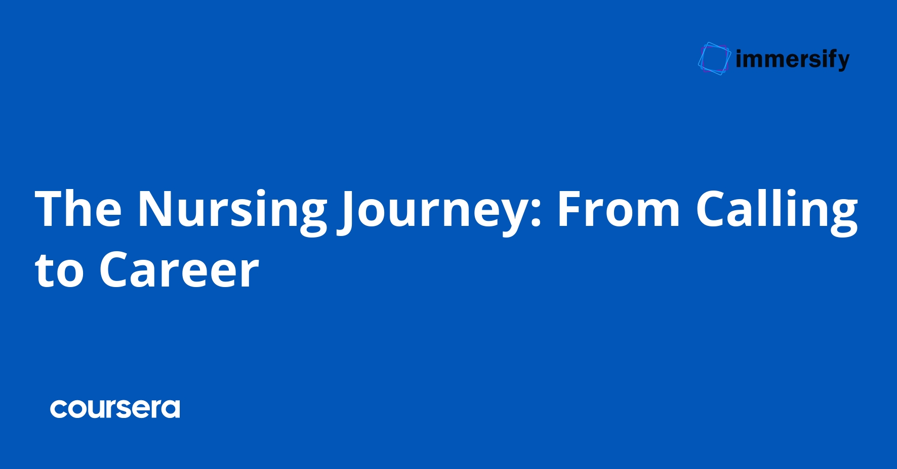 The Nursing Journey: From Calling to Career