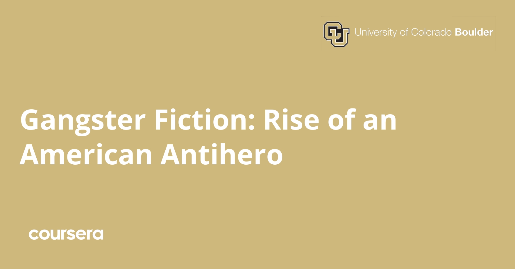 Gangster Fiction: Rise of an American Antihero
