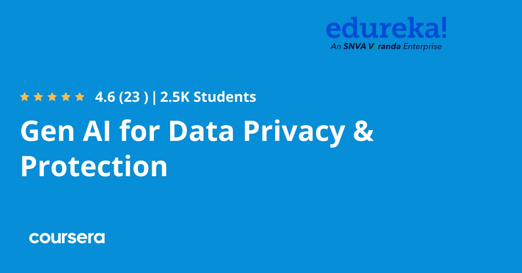 Gen AI for Data Privacy & Protection | Coursera