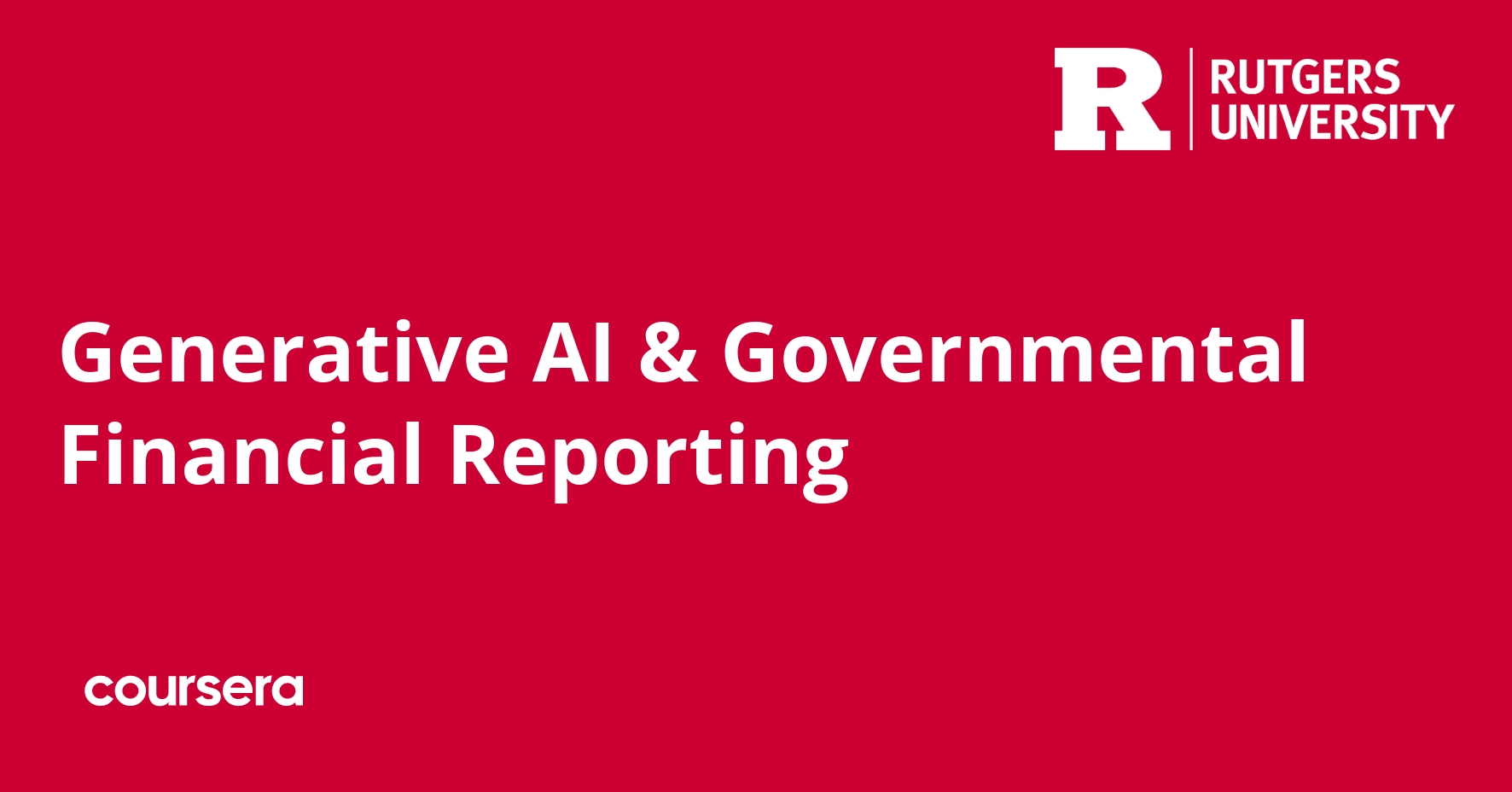 Generative AI & Governmental Financial Reporting