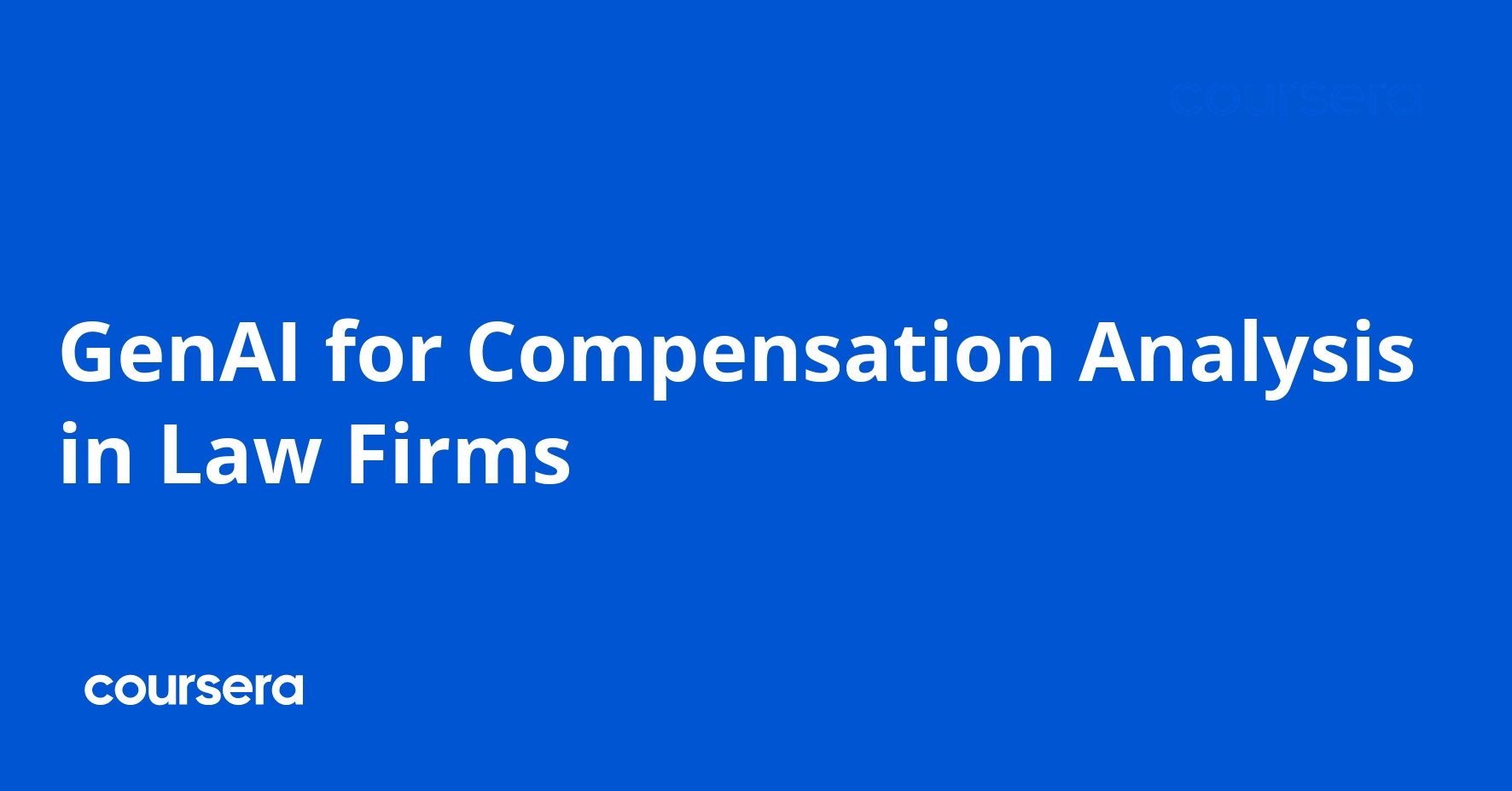 GenAI for Compensation Analysis in Law Firms