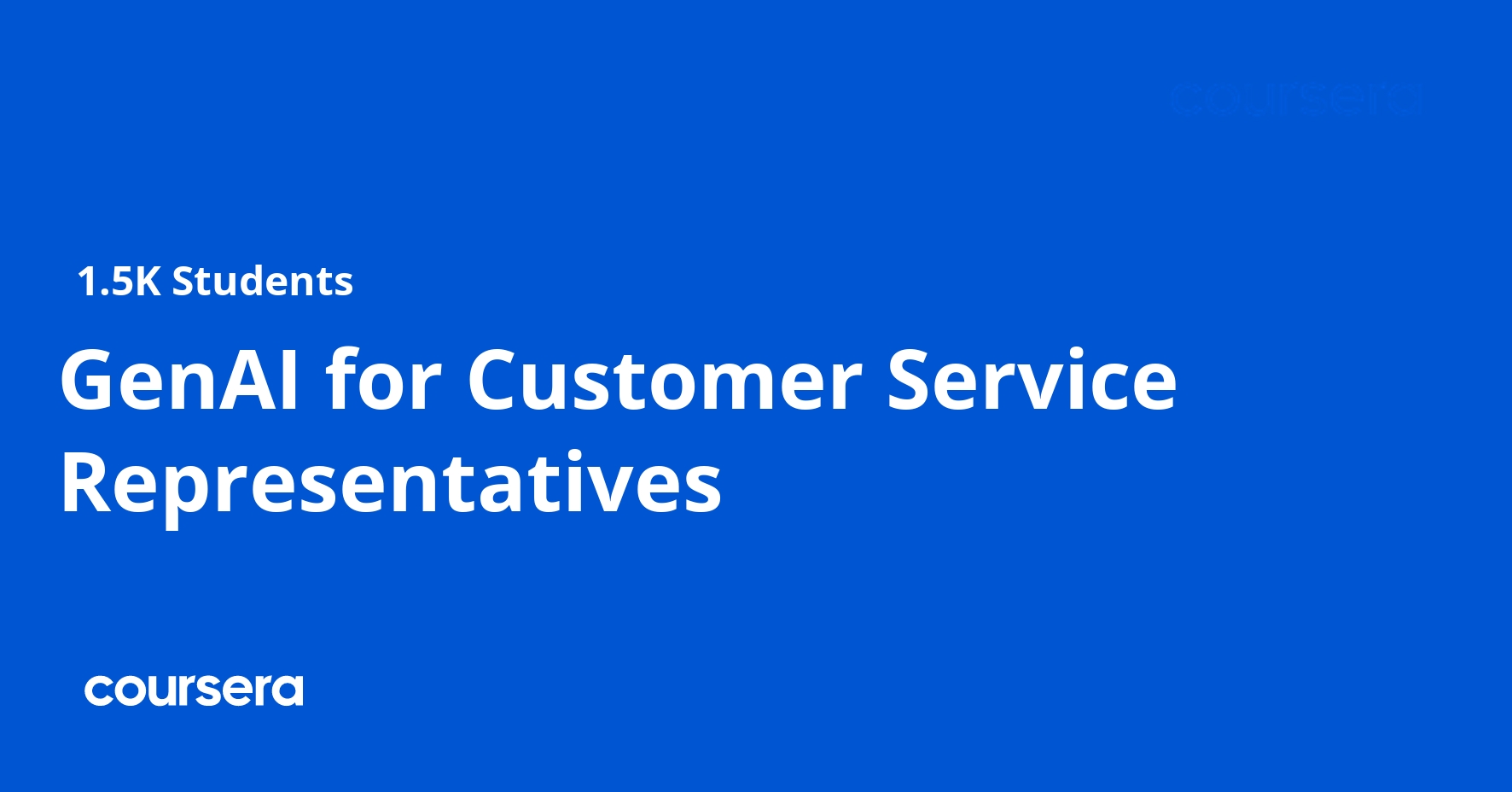 GenAI for Customer Service Representatives