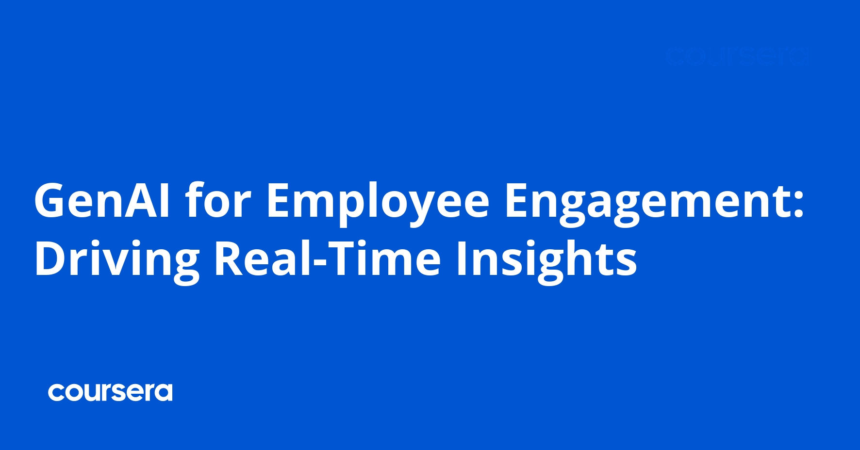 الذكاء الاصطناعي التوليدي لتعزيز تفاعل الموظفين