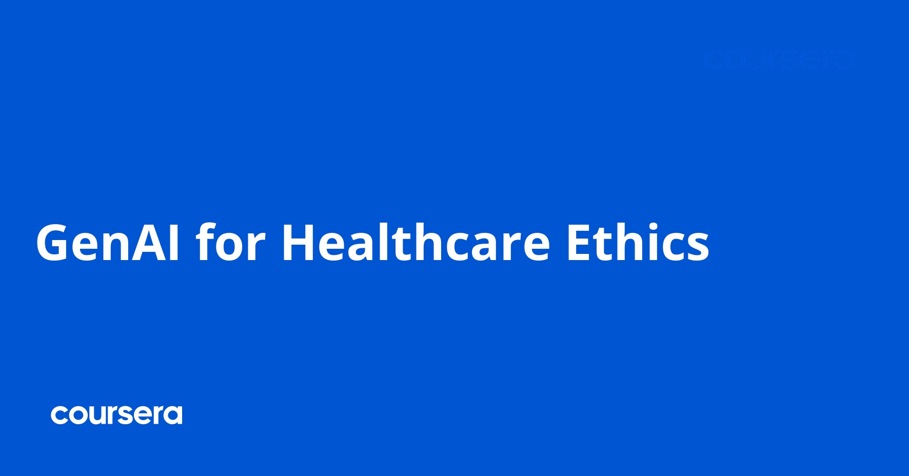 الذكاء الاصطناعي التوليدي وأخلاقيات الرعاية الصحية