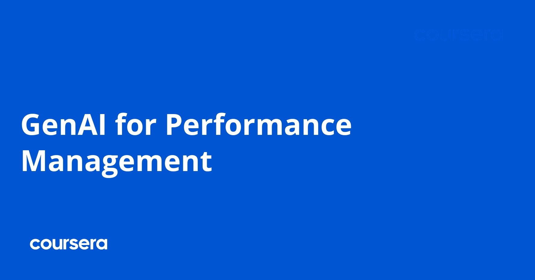 الذكاء الاصطناعي التوليدي لإدارة الأداء: تحسين الأهداف والتطوير