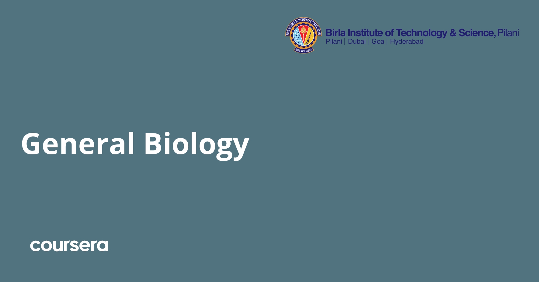 General Biology | Coursera