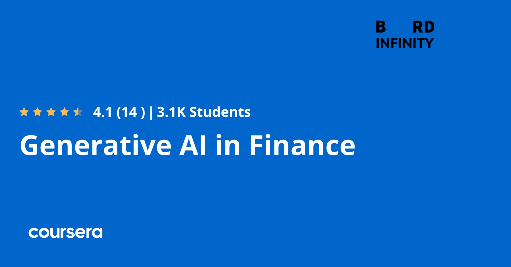 Generative AI in Finance | Coursera