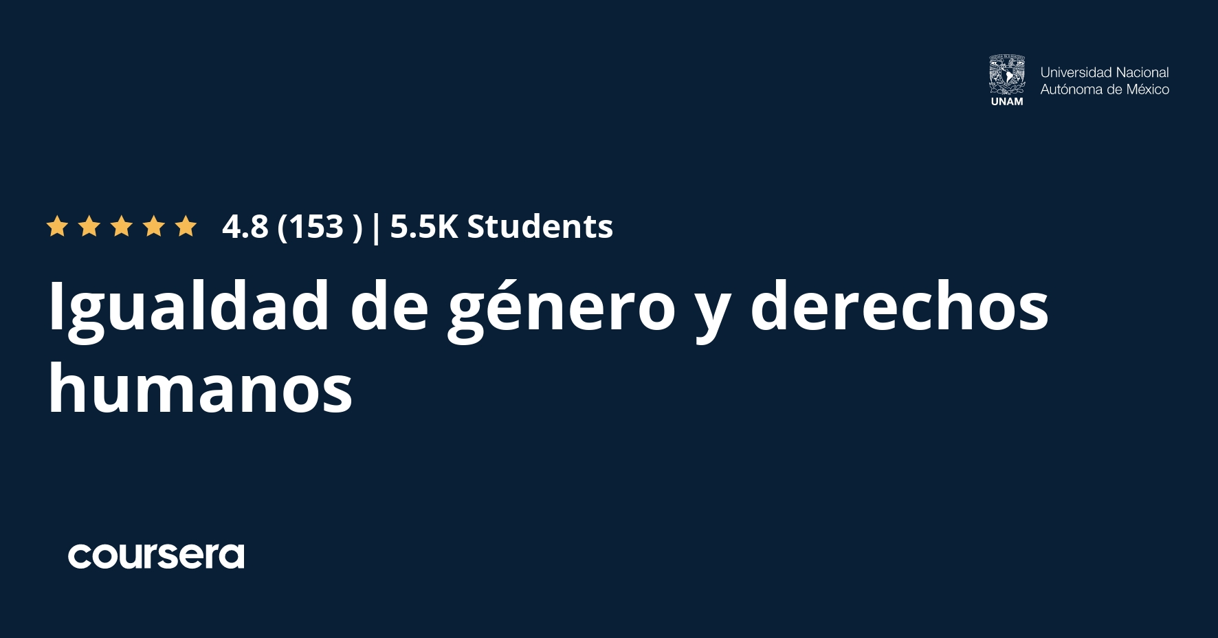 Igualdad de género y derechos humanos | Coursera