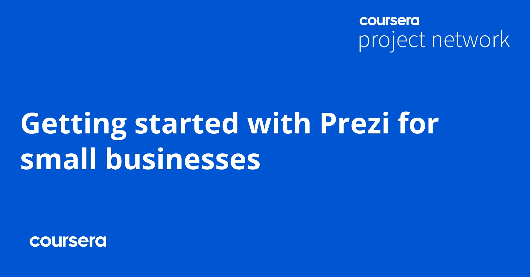 Getting started with Prezi for small businesses