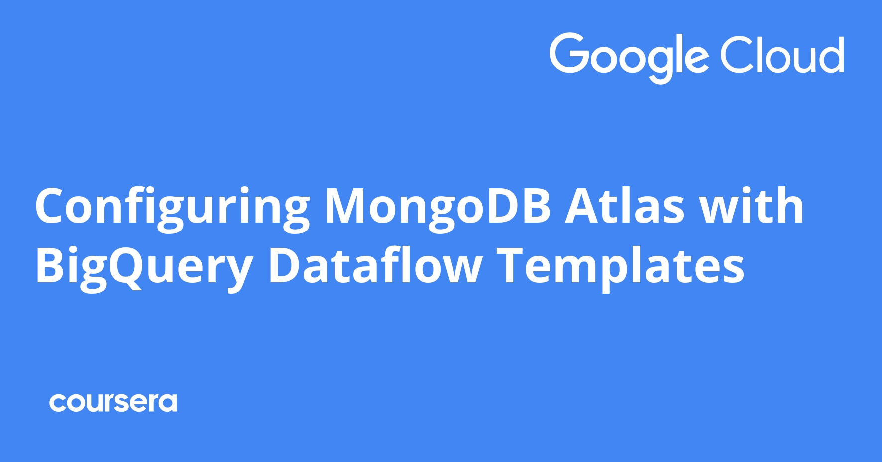 Configuring MongoDB Atlas with BigQuery Dataflow Templates