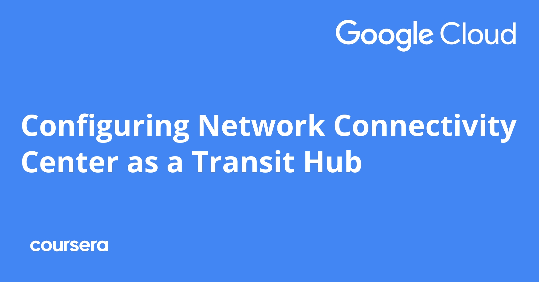 Configuring Network Connectivity Center as a Transit Hub