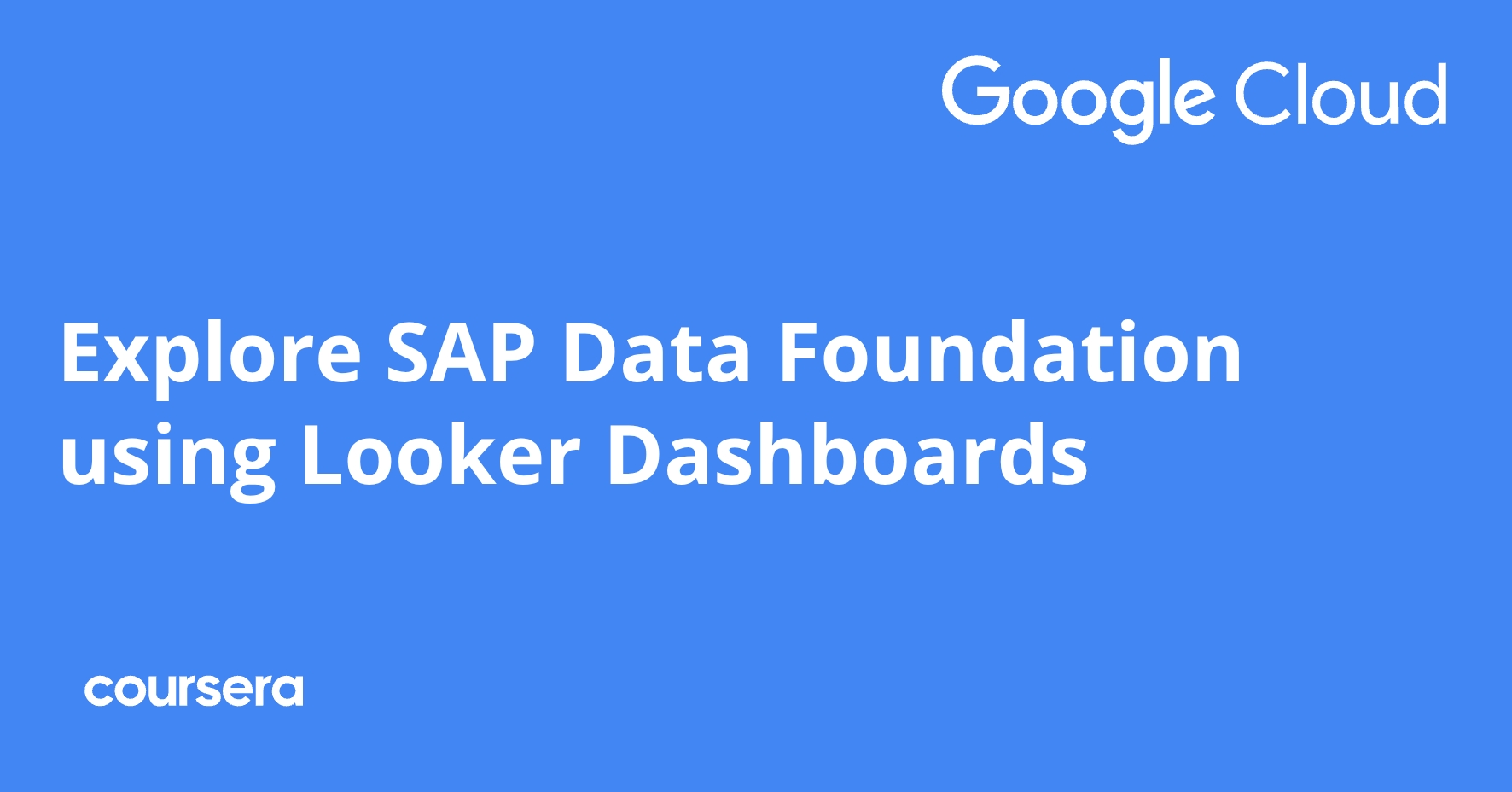 Explore SAP Data Foundation using Looker Dashboards