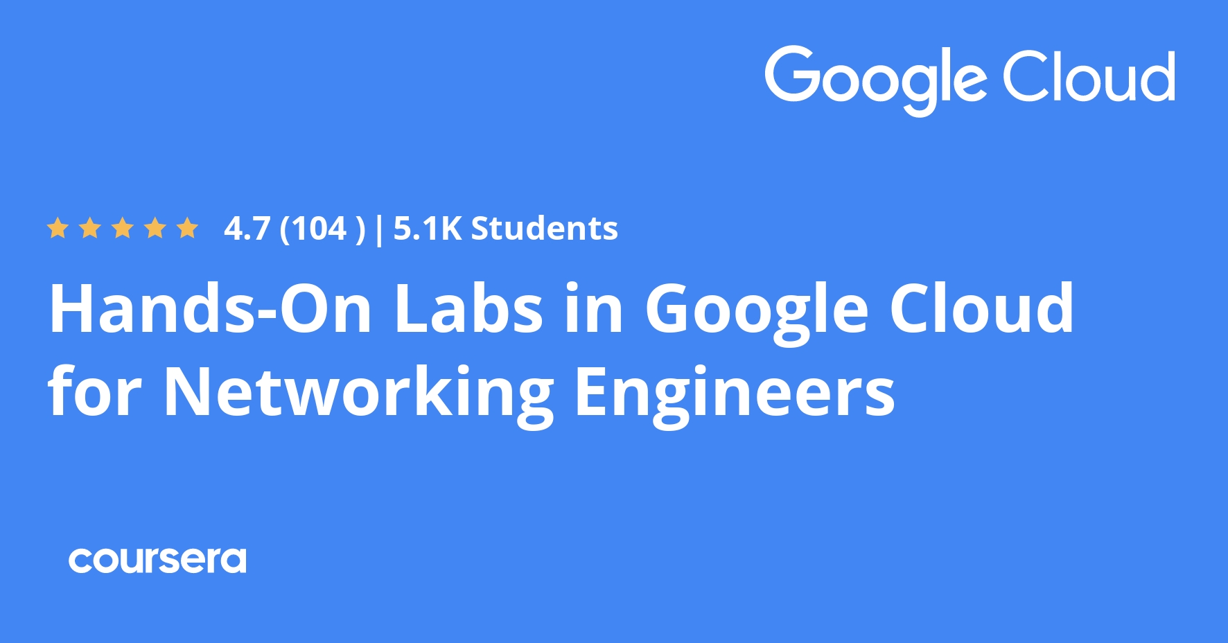 HandsOn Labs in Google Cloud for Networking Engineers Coursera