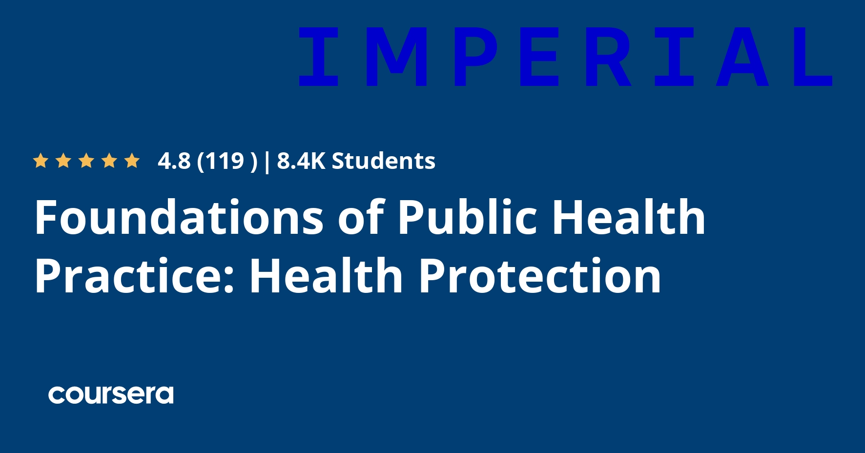 Foundations of Public Health Practice Health Protection Coursera