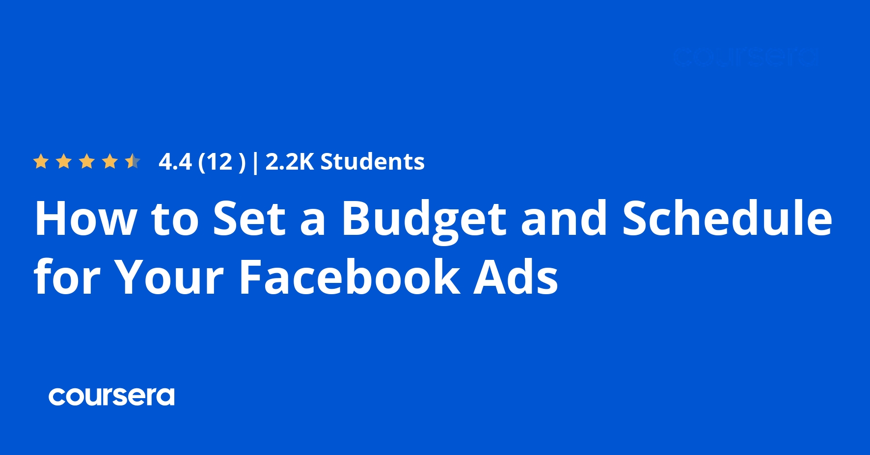 How to Set a Budget and Schedule for Your Facebook Ads