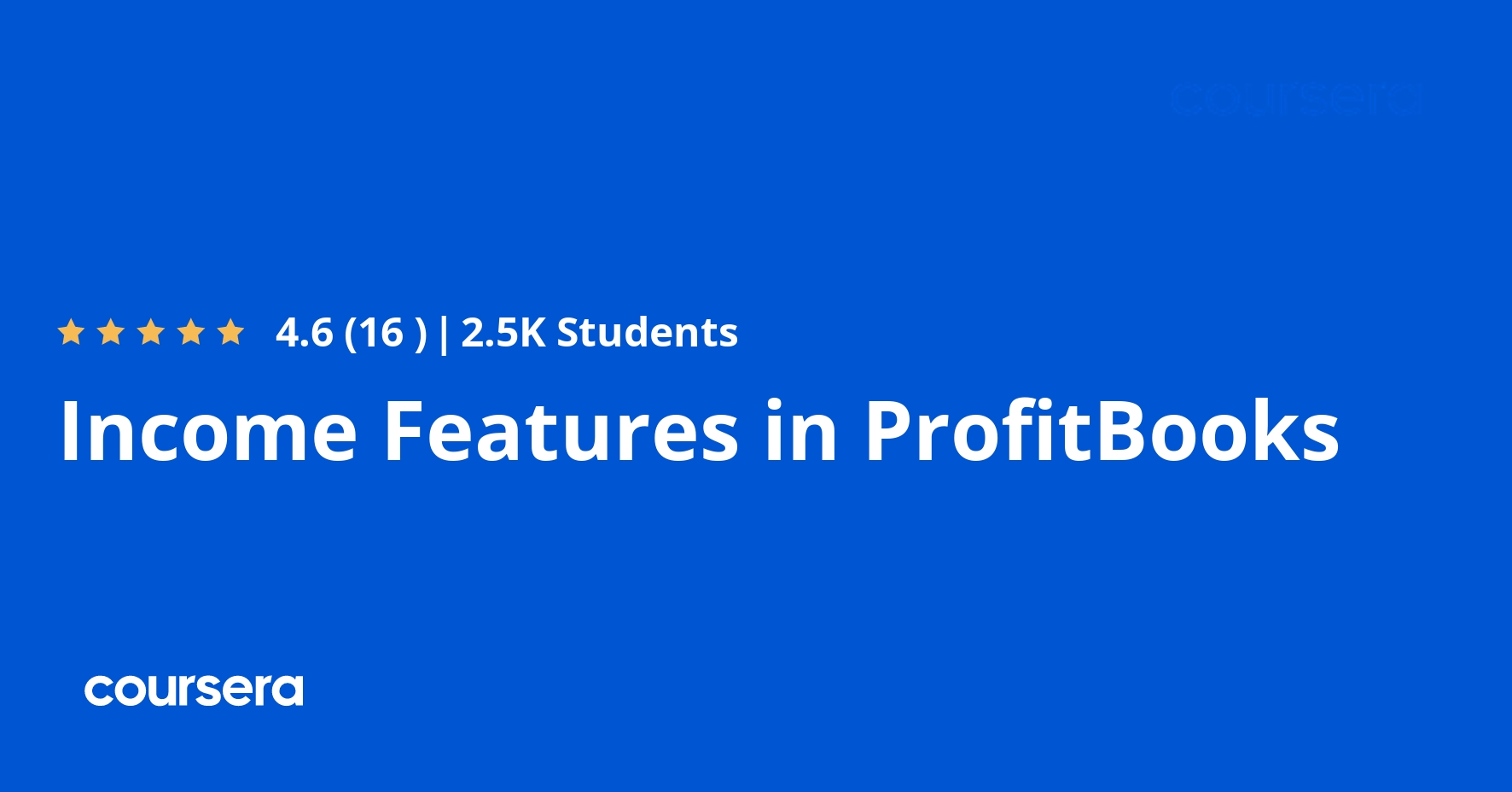 Income Features in ProfitBooks