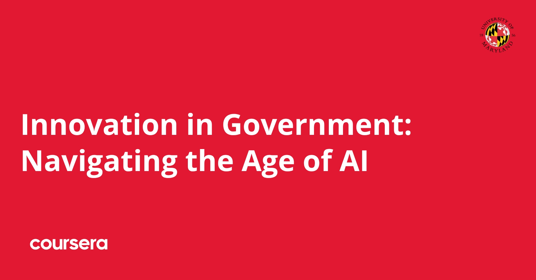 Innovation in Government: Navigating the Age of AI — Course by ...
