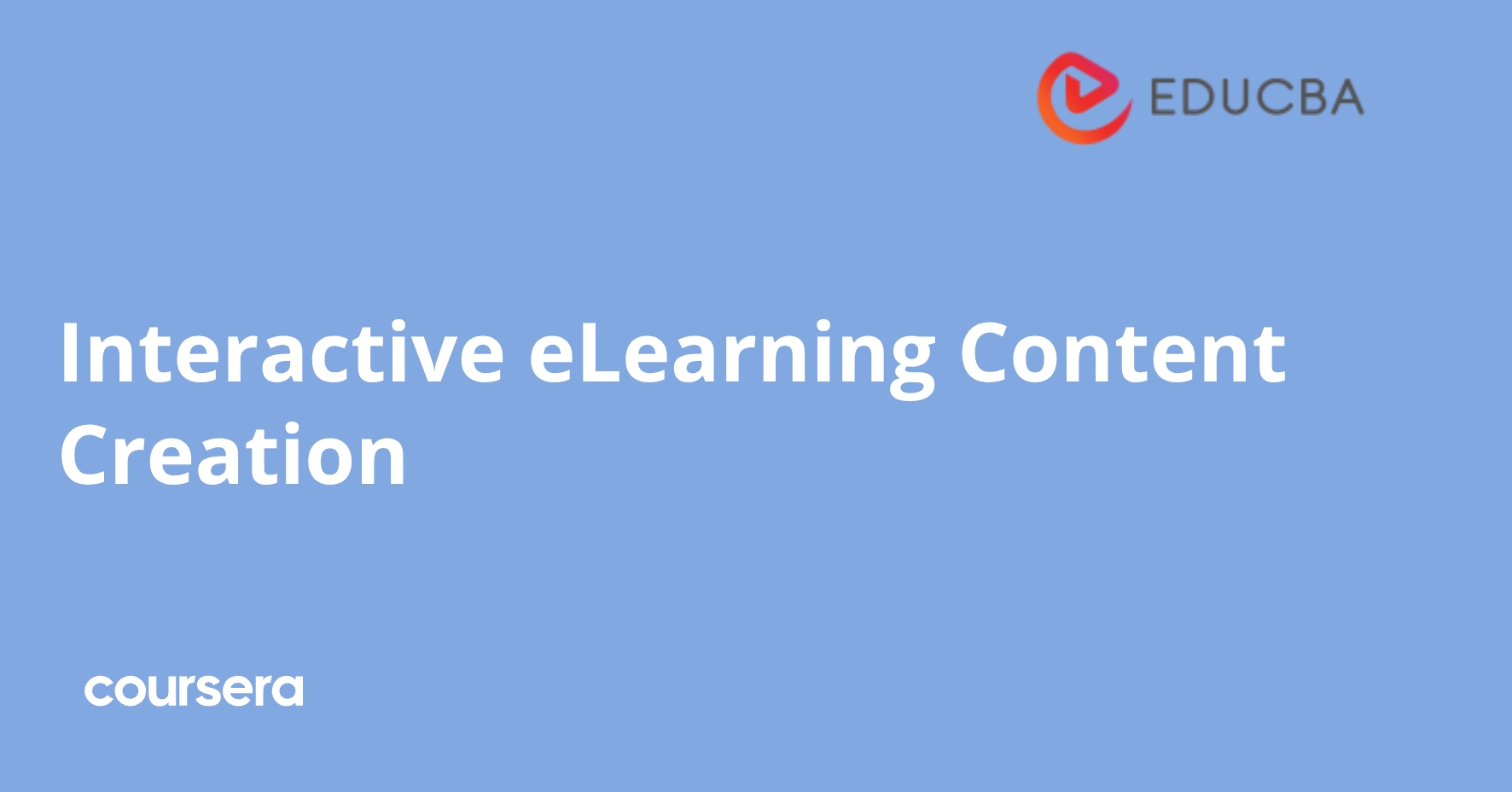 Interactive eLearning Content Creation | Coursera