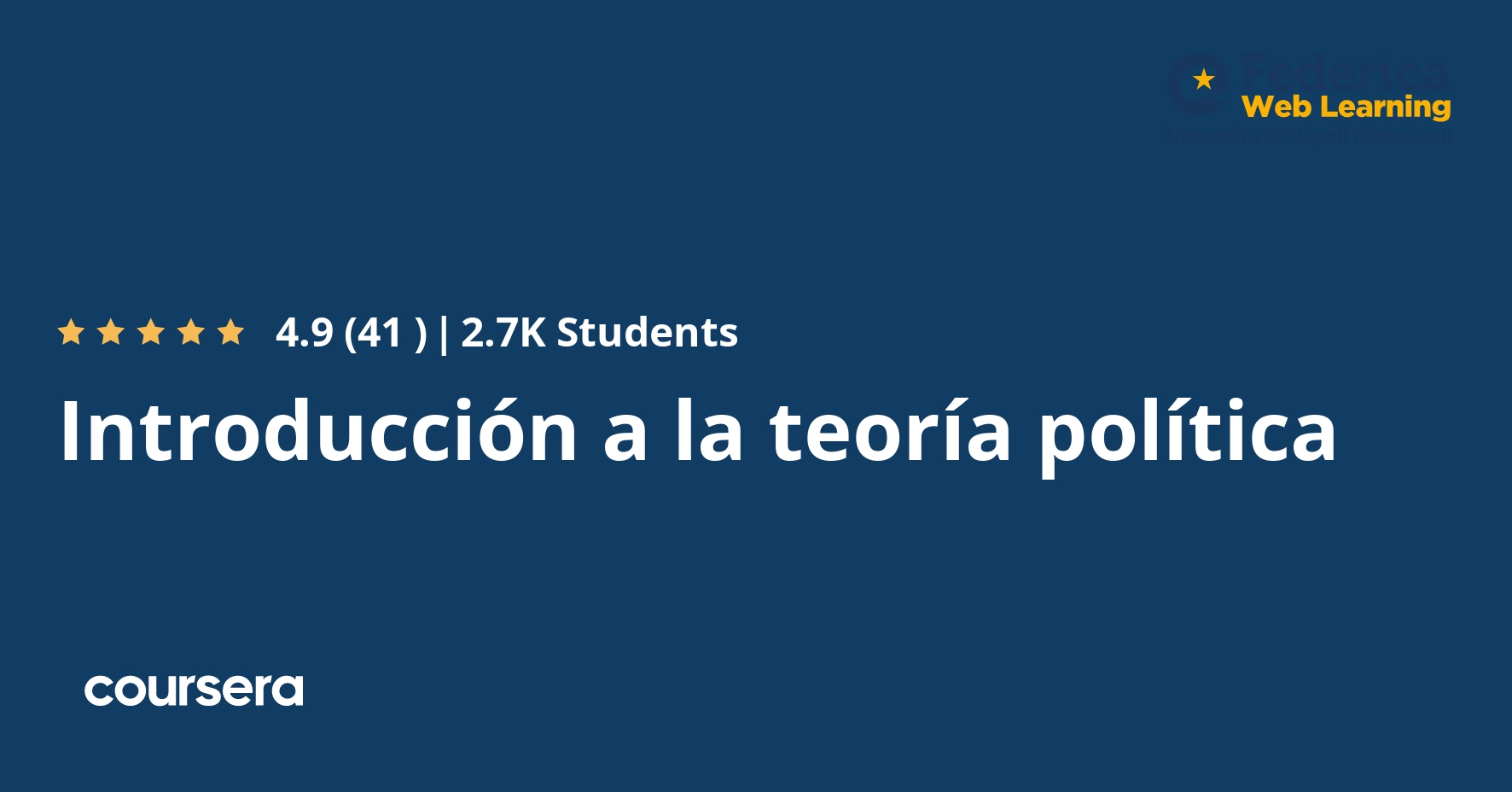 Introducción a la teoría política | Coursera