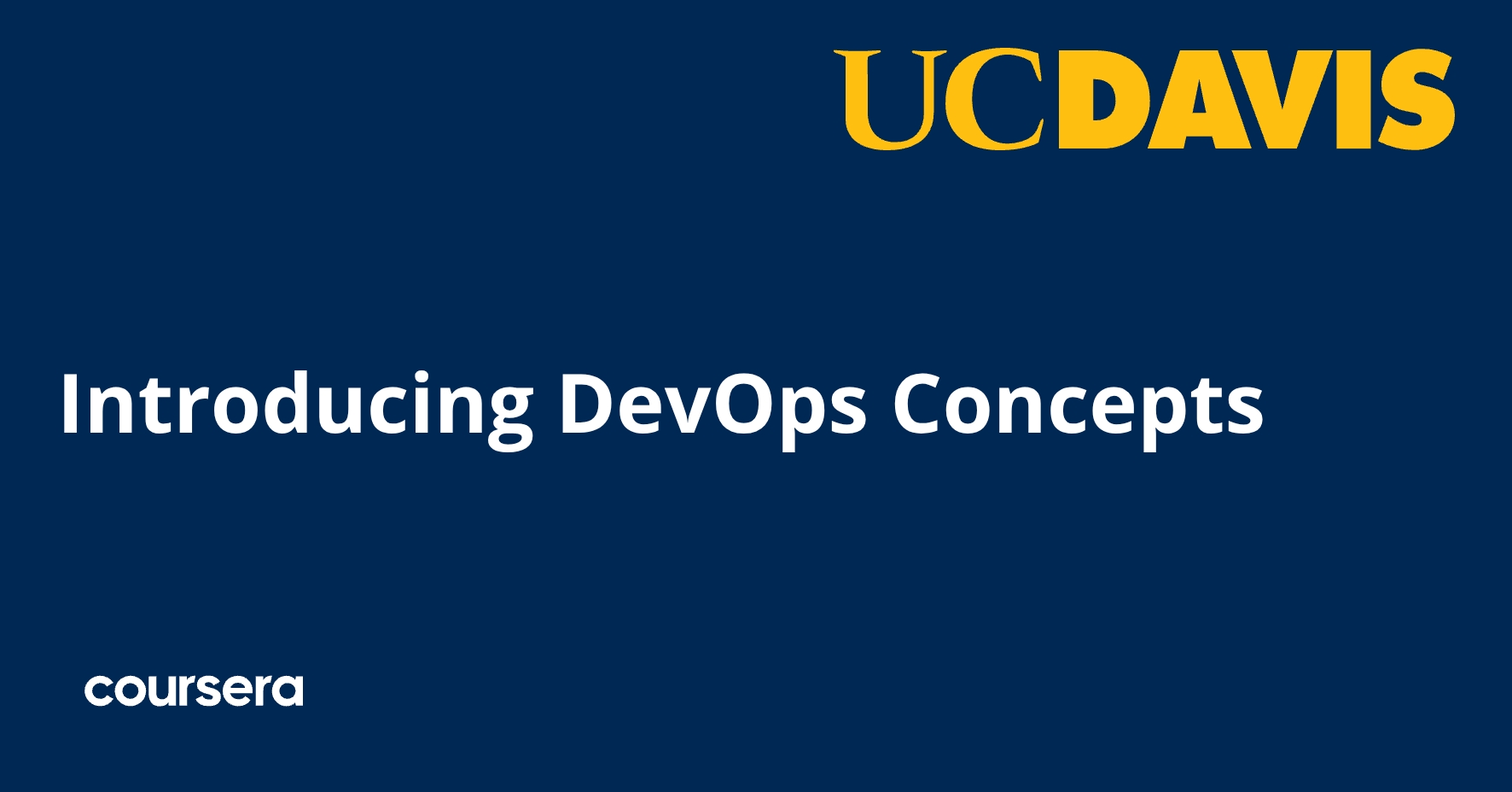 Introducing DevOps Concepts | Coursera