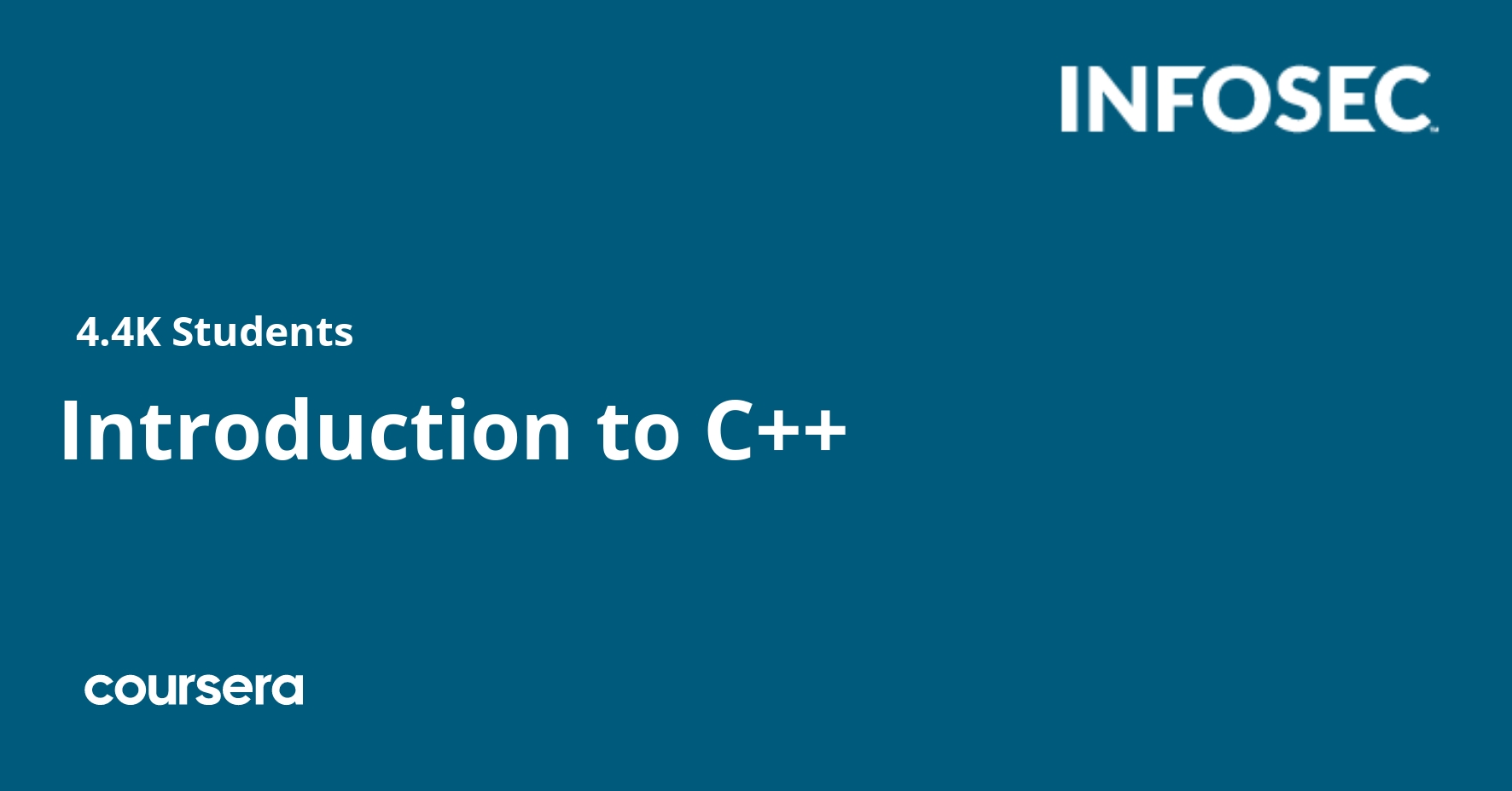 Introduction to C++ | Coursera