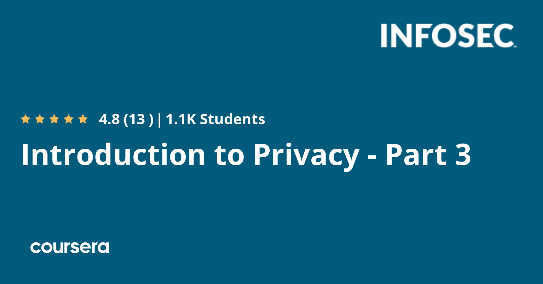 Introduction to Privacy - Part 3 | Coursera