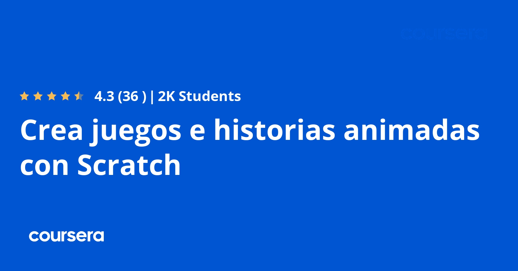 Crea juegos e historias animadas con Scratch