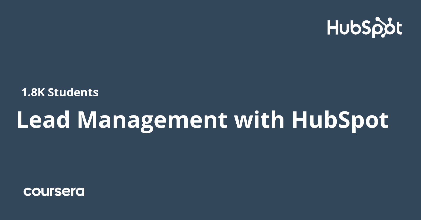 Lead Management with HubSpot Coursera