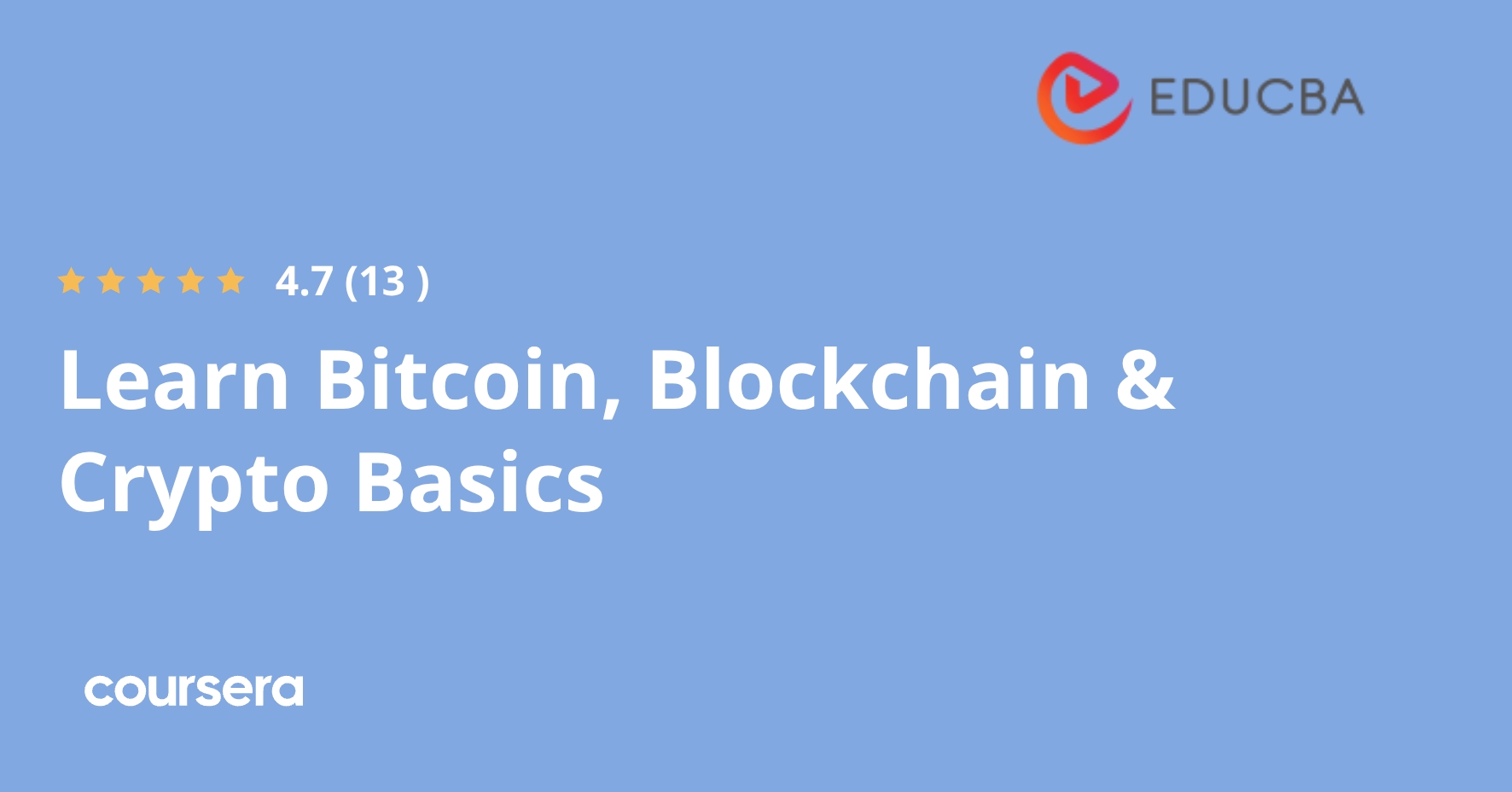 Learn Bitcoin, Blockchain & Crypto Basics | Coursera