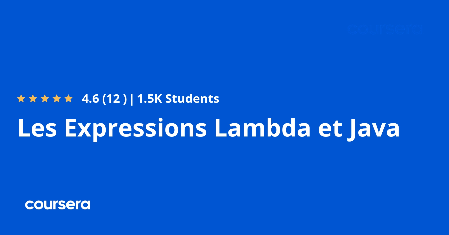 Les Expressions Lambda et Java