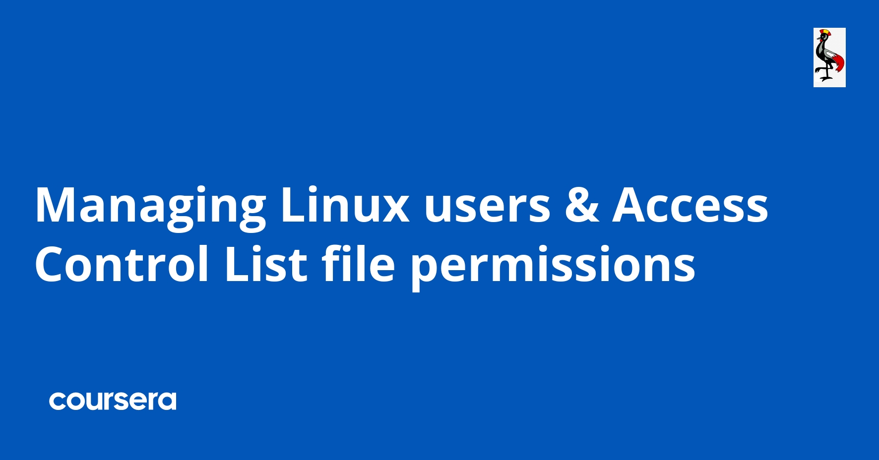  Project Managing Linux Users Access Control List File Permissions