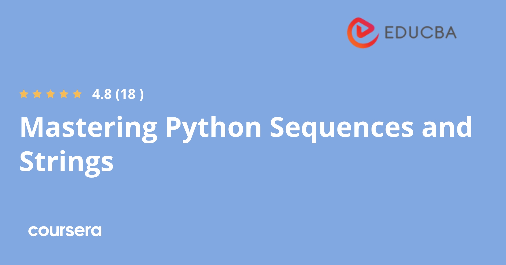 Mastering Python Sequences and Strings | Coursera