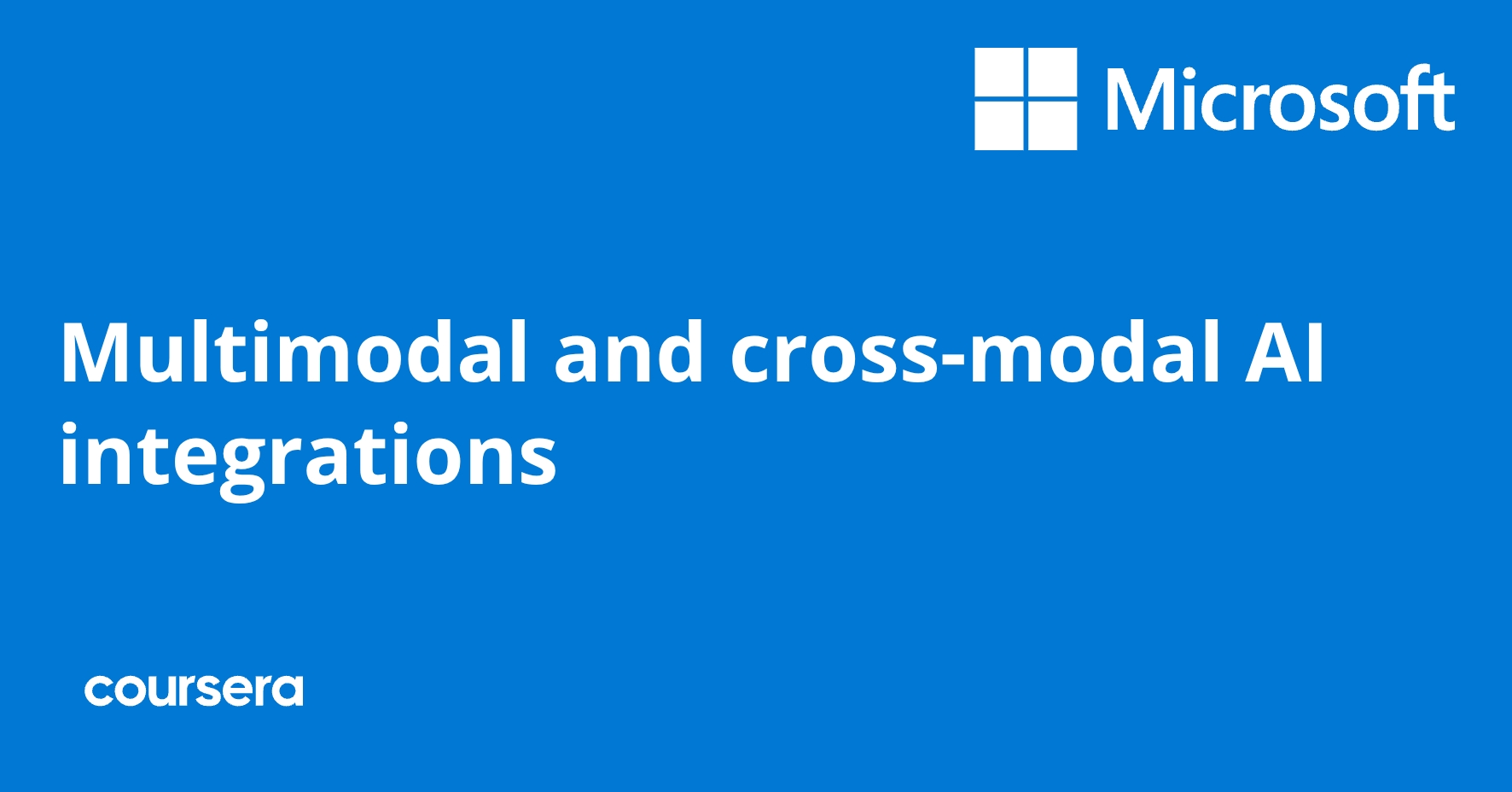 Multimodal and Cross-Modal AI Integrations — Microsoft | Truescho