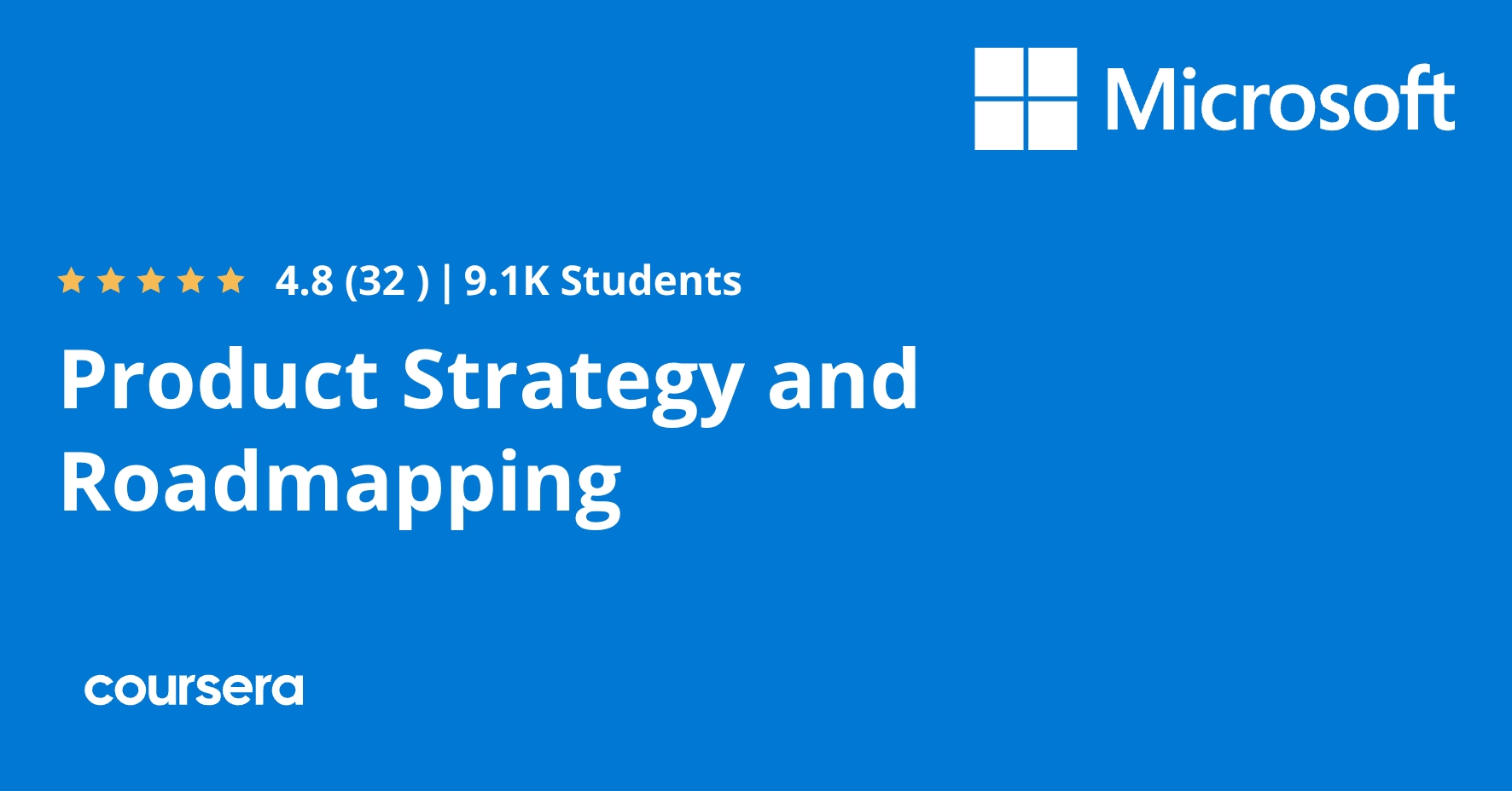 Product Strategy and Roadmapping | Coursera