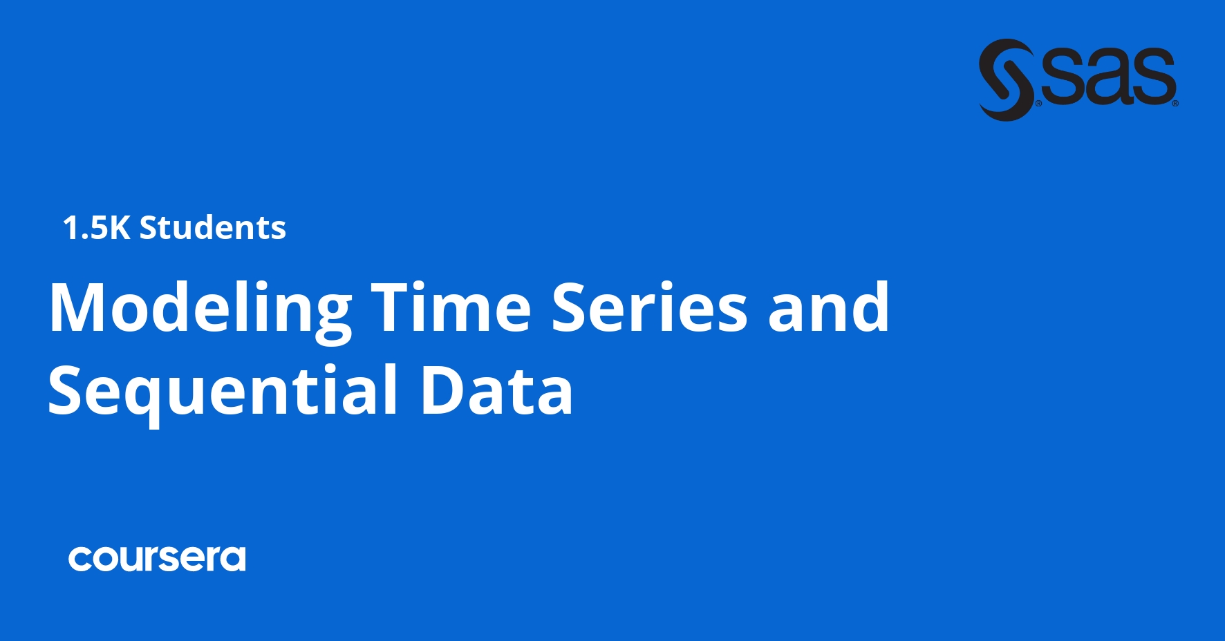Modeling Time Series and Sequential Data | Coursera