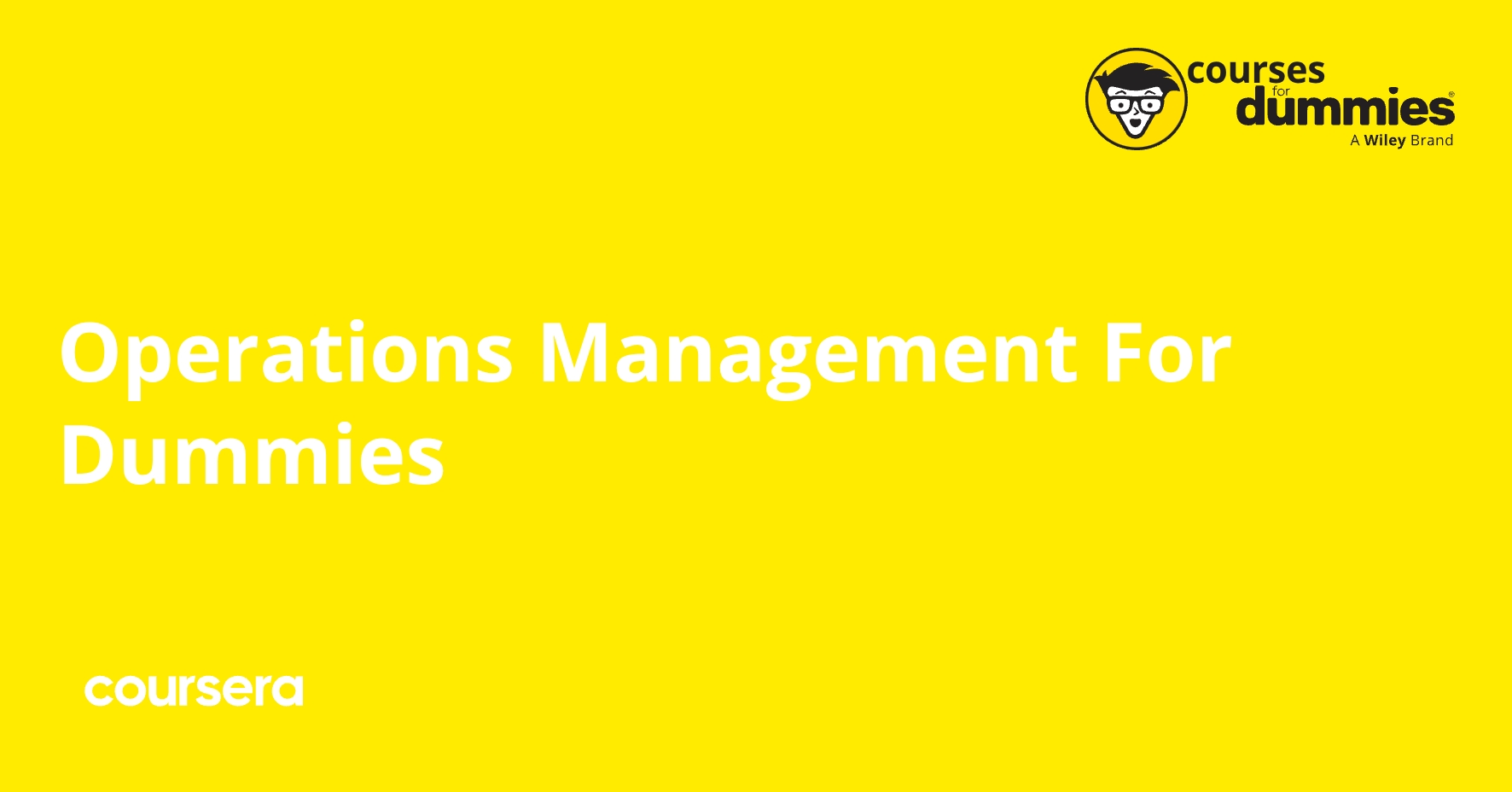 Operation Management Process Pdf Operations Management For Dummies | Coursera