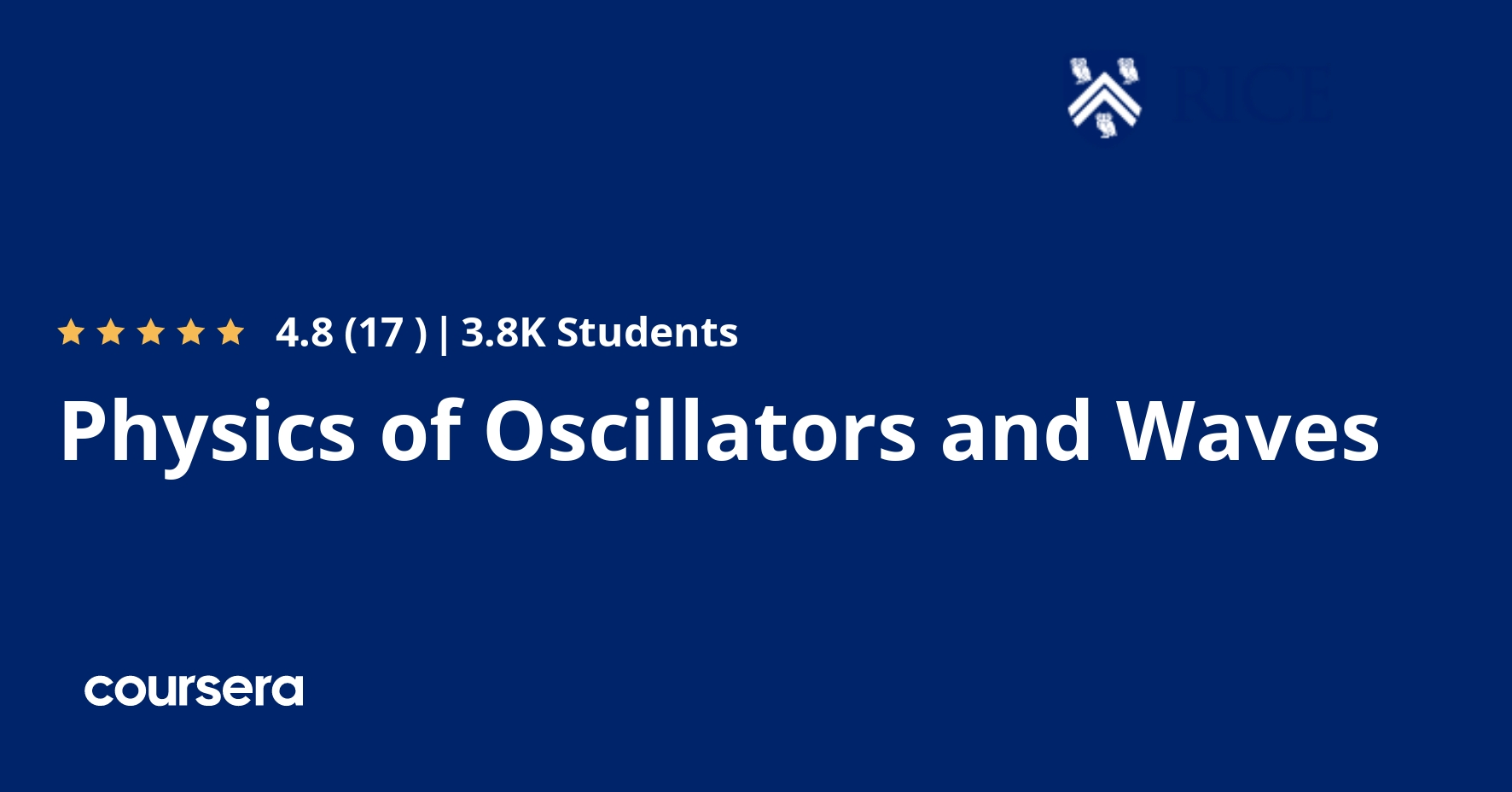 Physics of Oscillators and Waves | Coursera