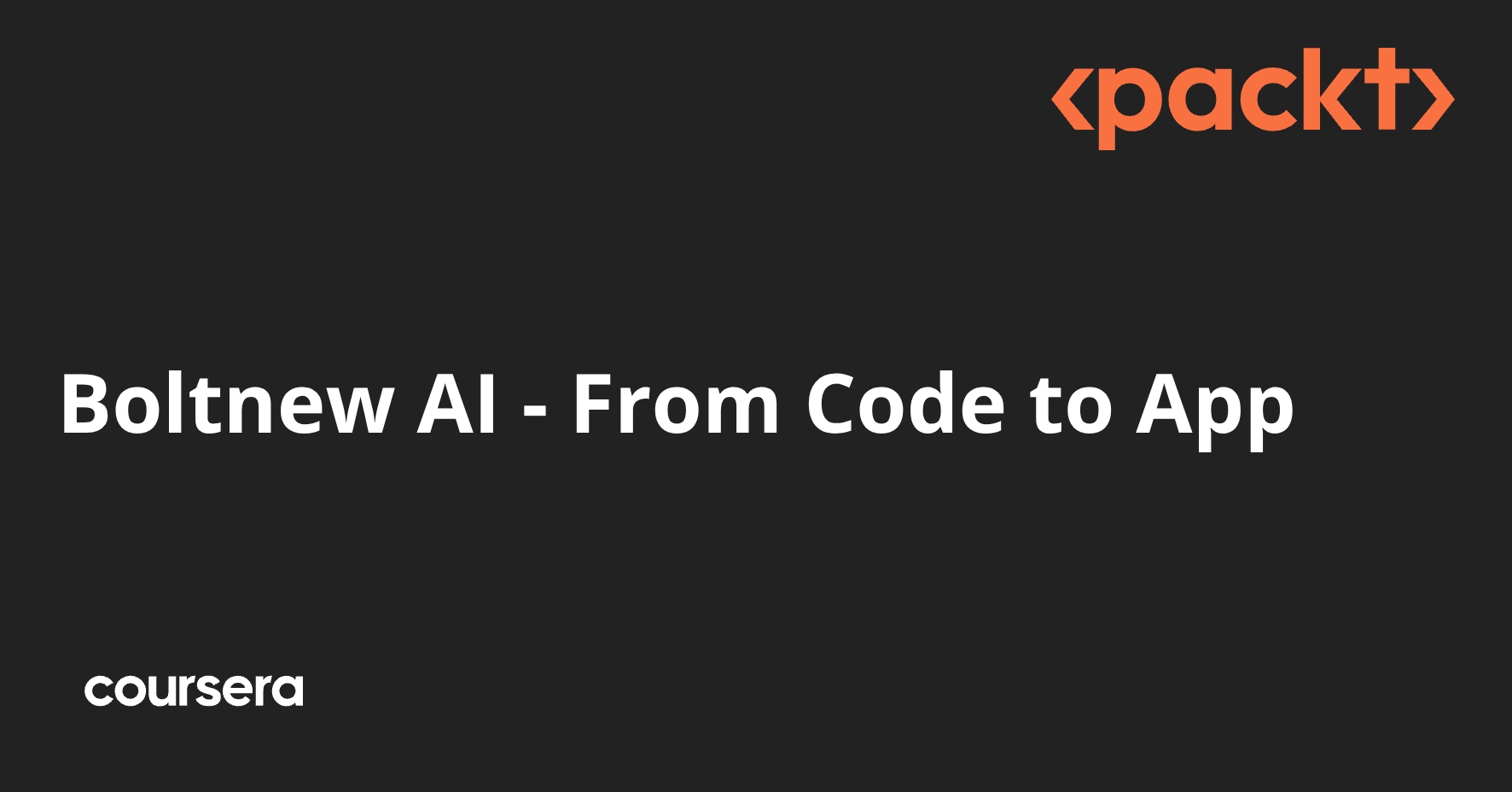 Boltnew AI - From Code to App | Coursera