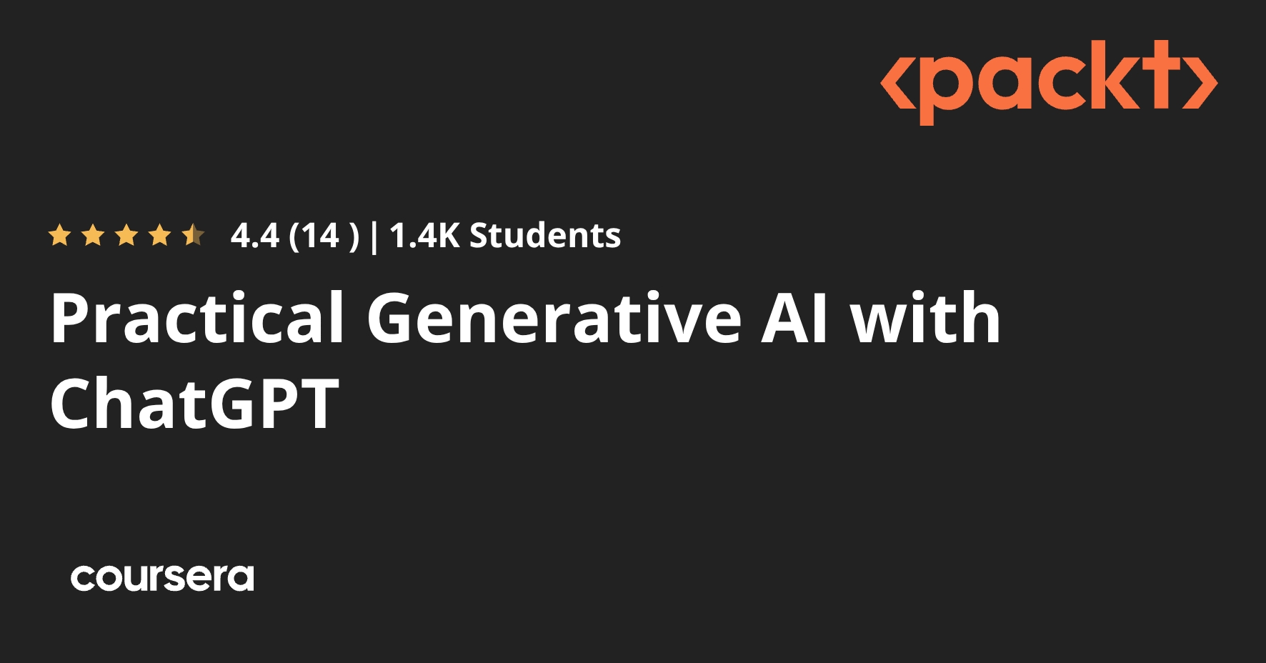 Practical Generative AI with ChatGPT | Coursera