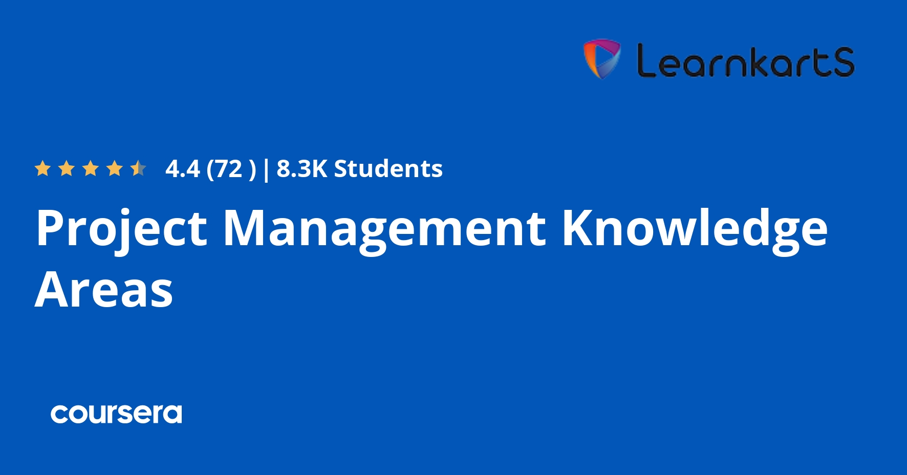 Project Management Knowledge Areas Coursera