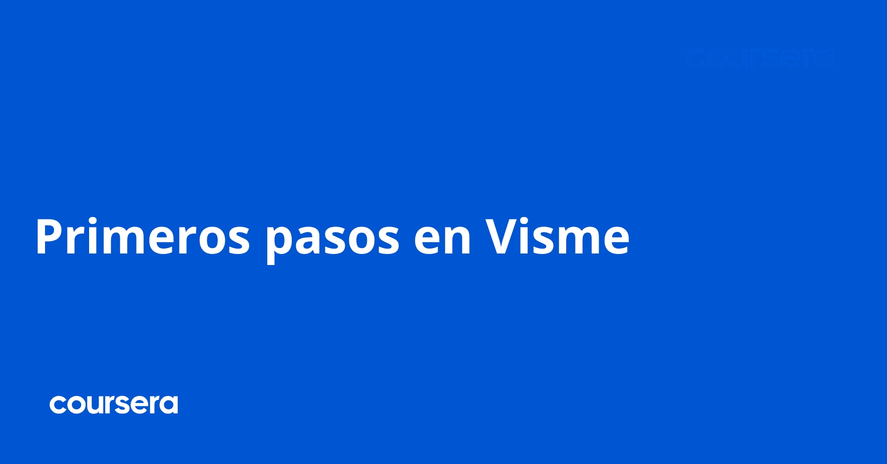 Primeros pasos en Visme
