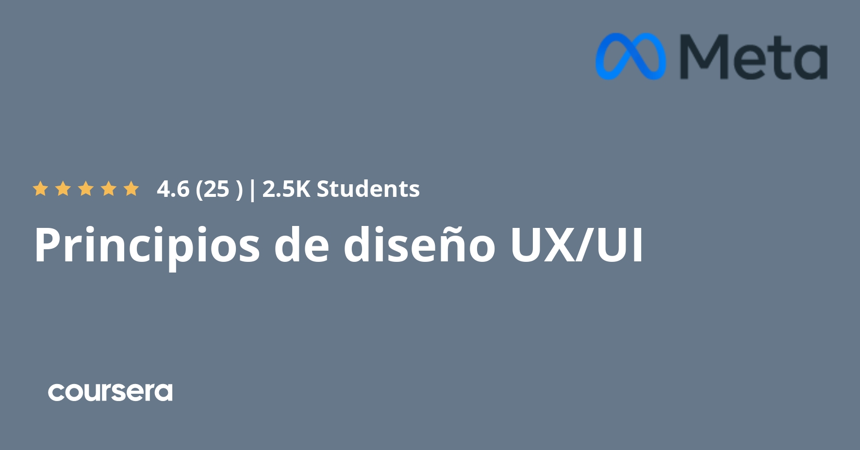 Principios de diseño UX/UI | Coursera