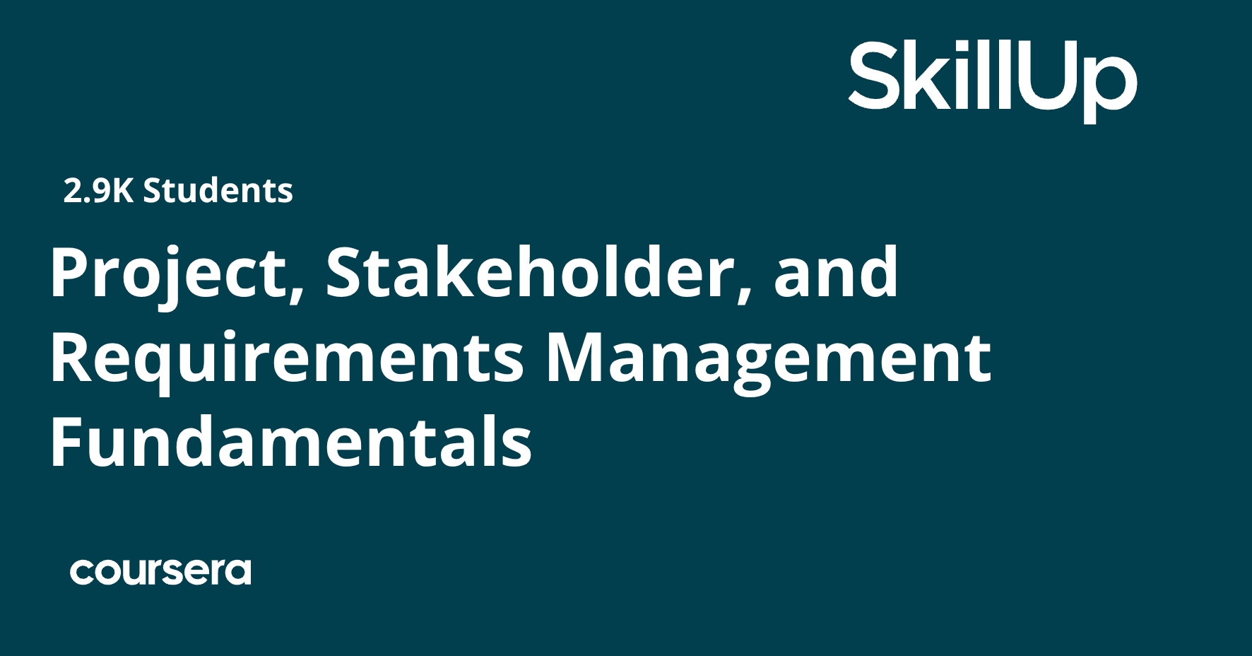 Multi Module Project Project, Stakeholder, and Requirements Management Fundamentals | Coursera
