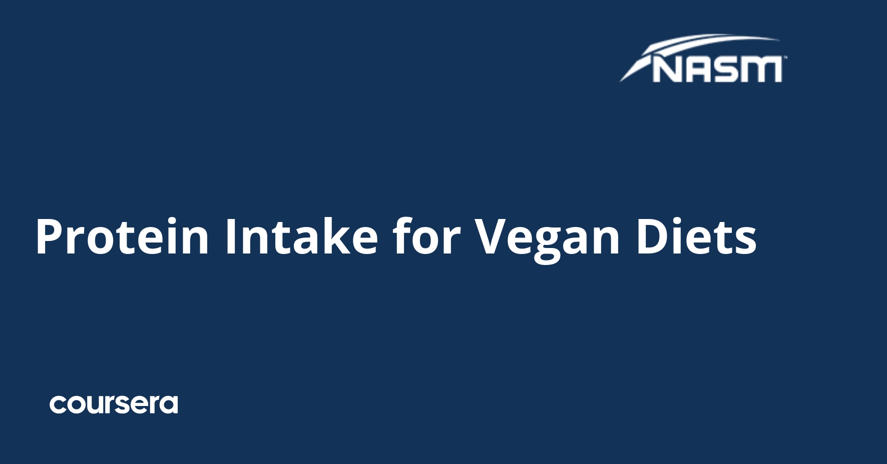 Protein Intake for Vegan Diets