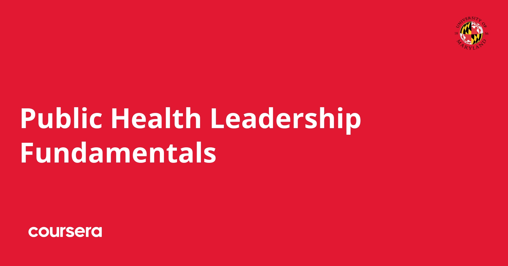 Public Health Leadership Fundamentals